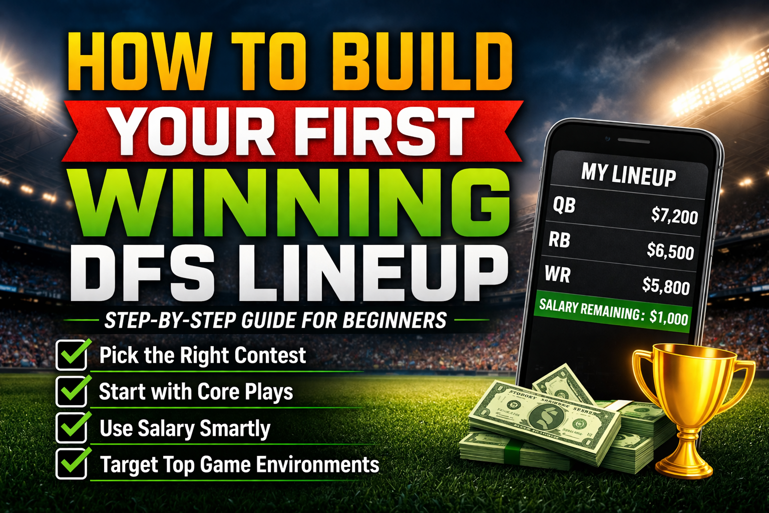 how to build nba dfs lineups