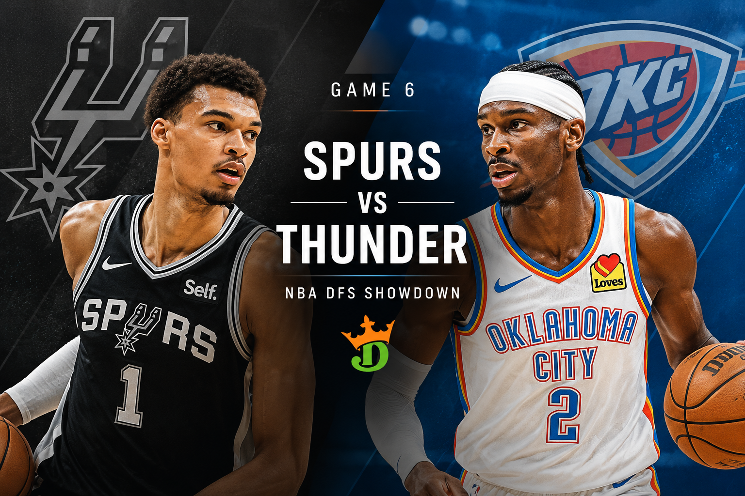 spurs thunder game 6 showdown picks