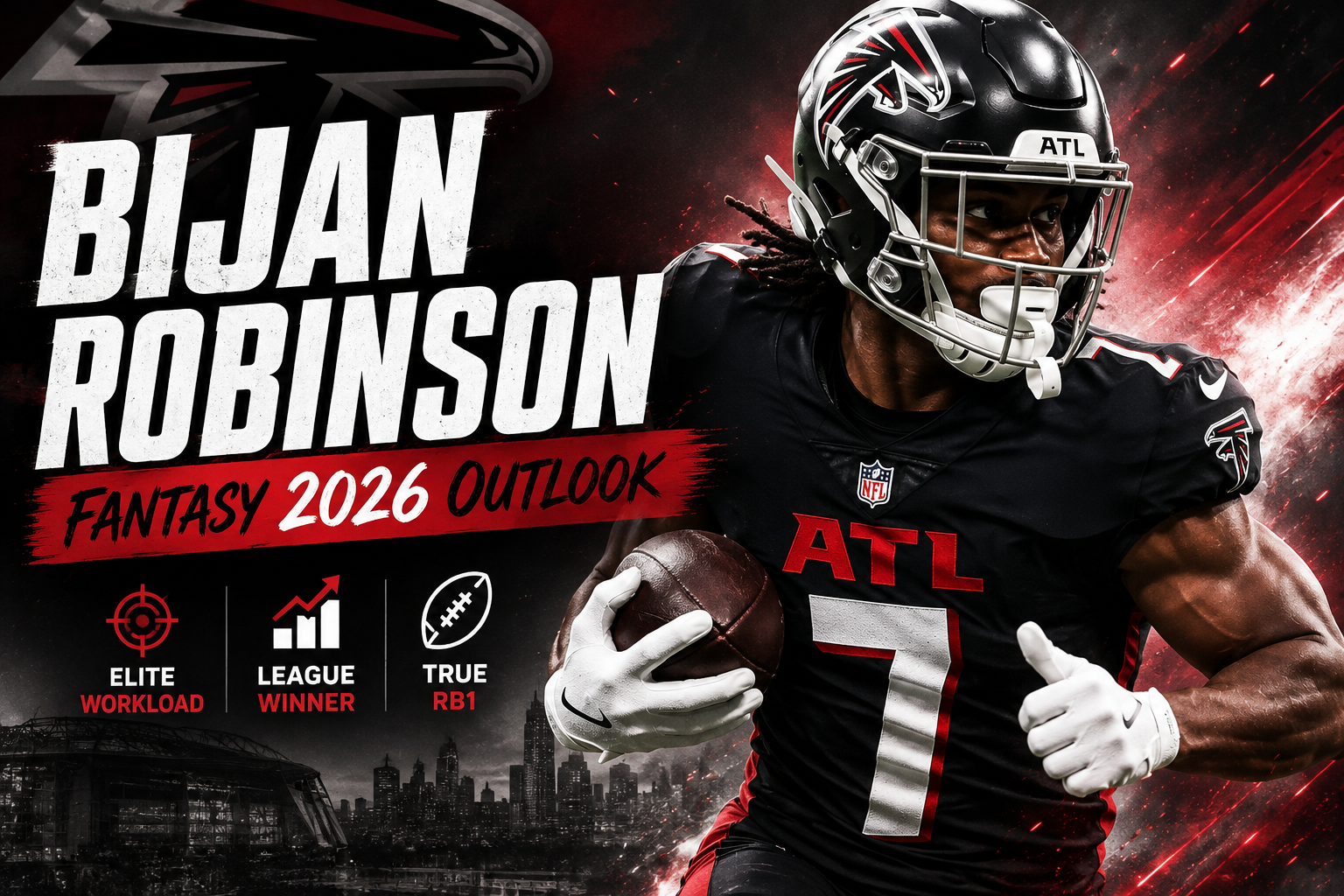 Bijan Robinson fantasy football outlook 2026