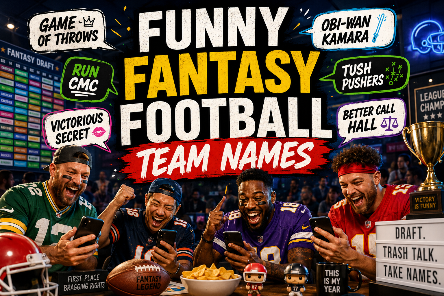 funny fantasy football team names