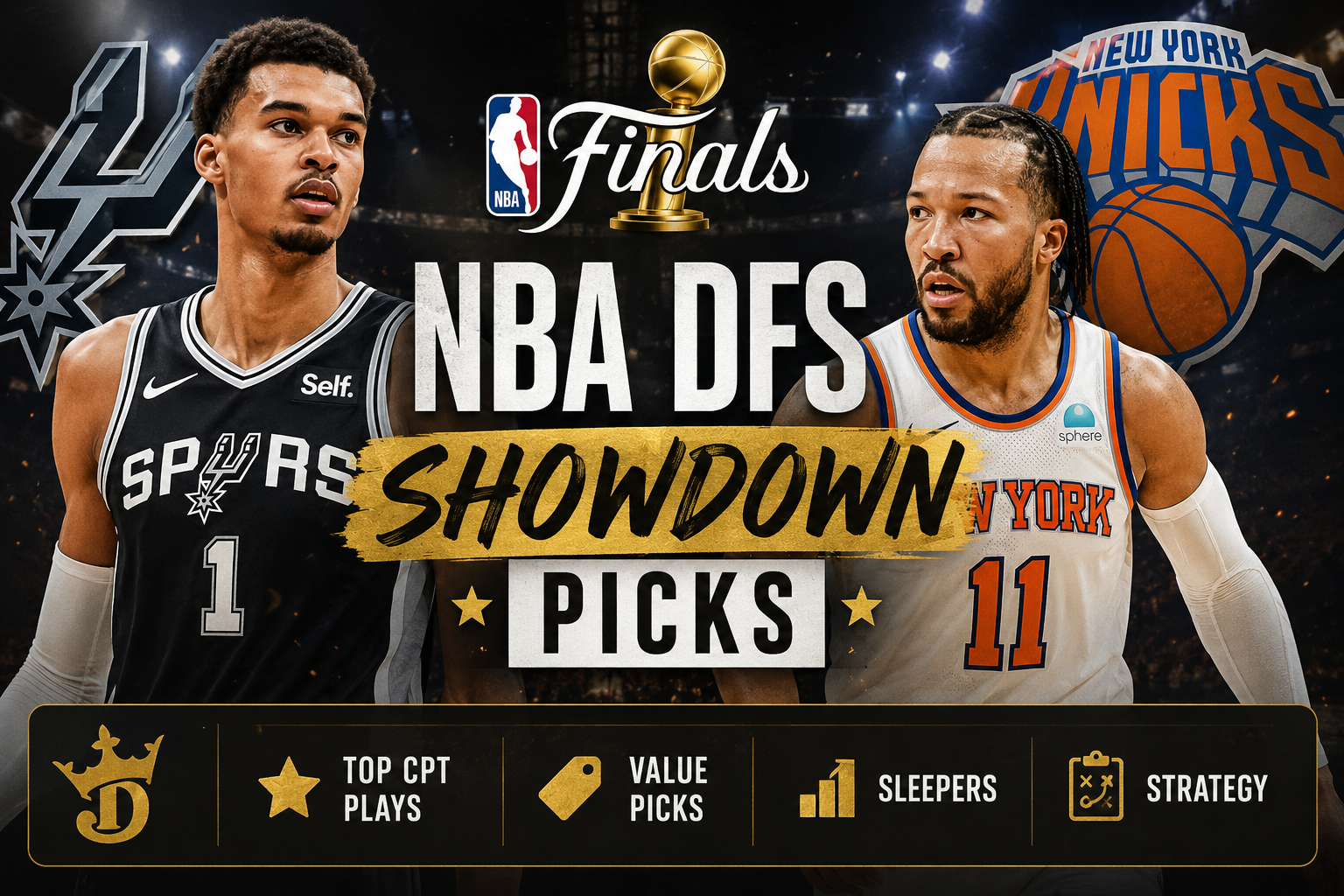 nba dfs showdown picks nba finals game one