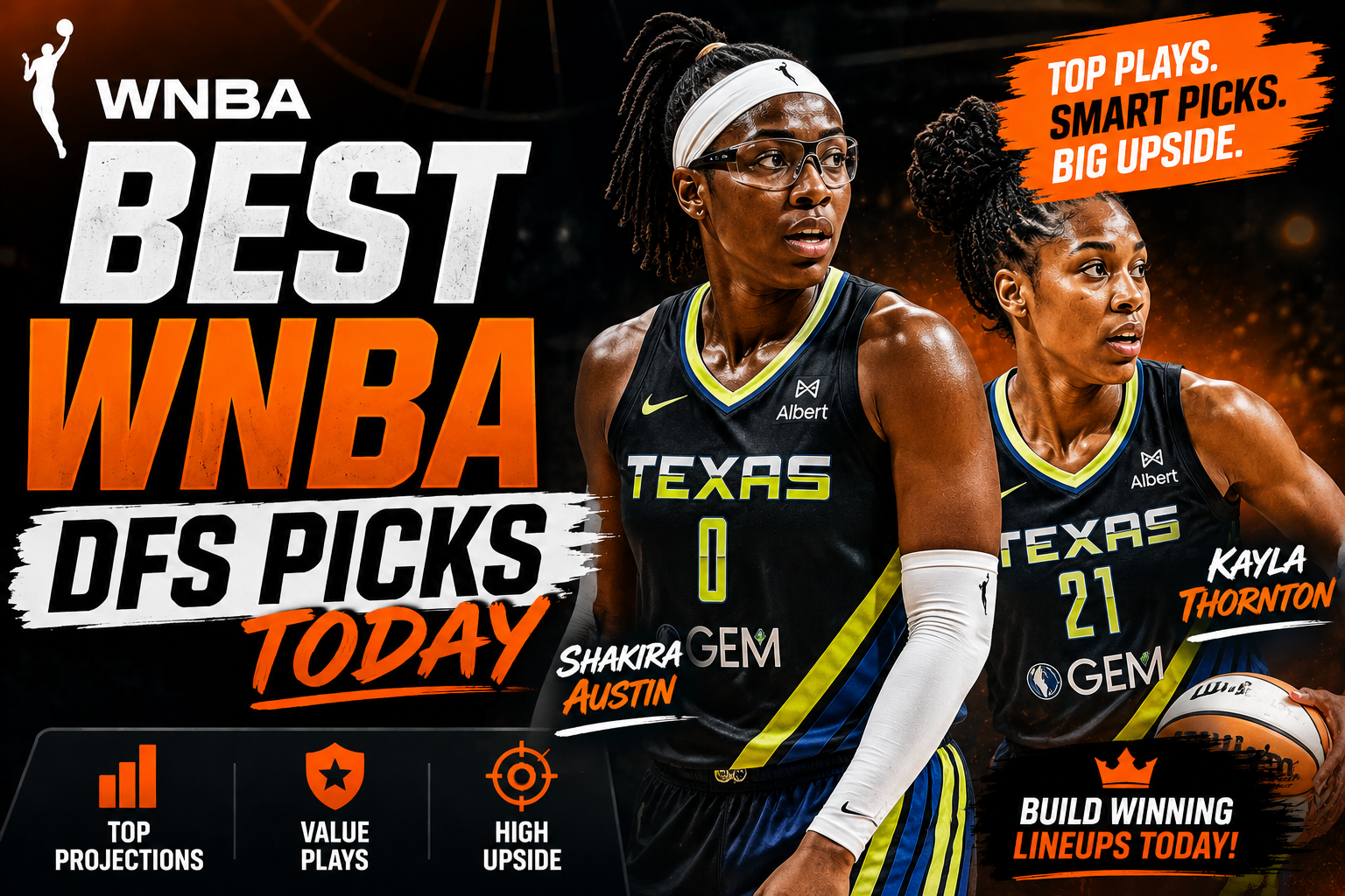 wnba dfs picks friday