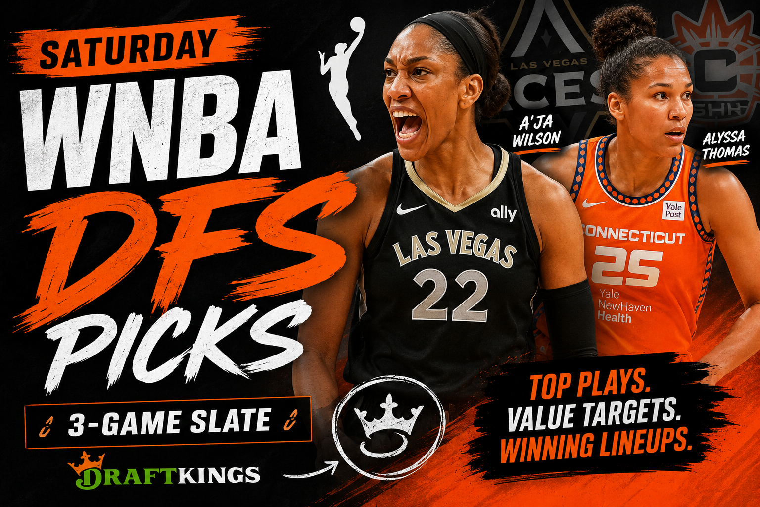 wnba dfs picks saturday