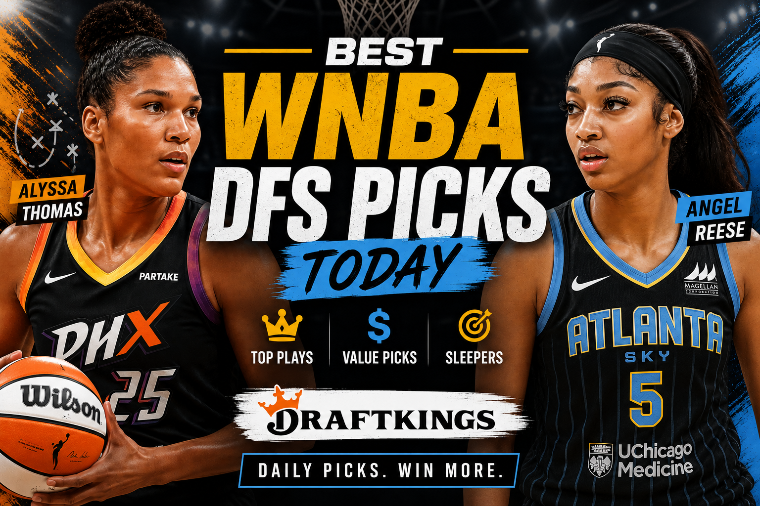 wnba dfs picks tuesday