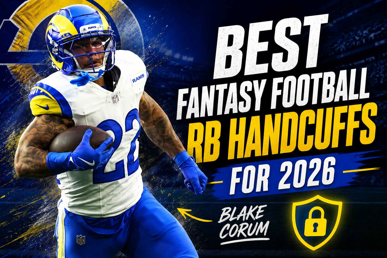 best fantasy football rb handcuffs for 2026 blake corum