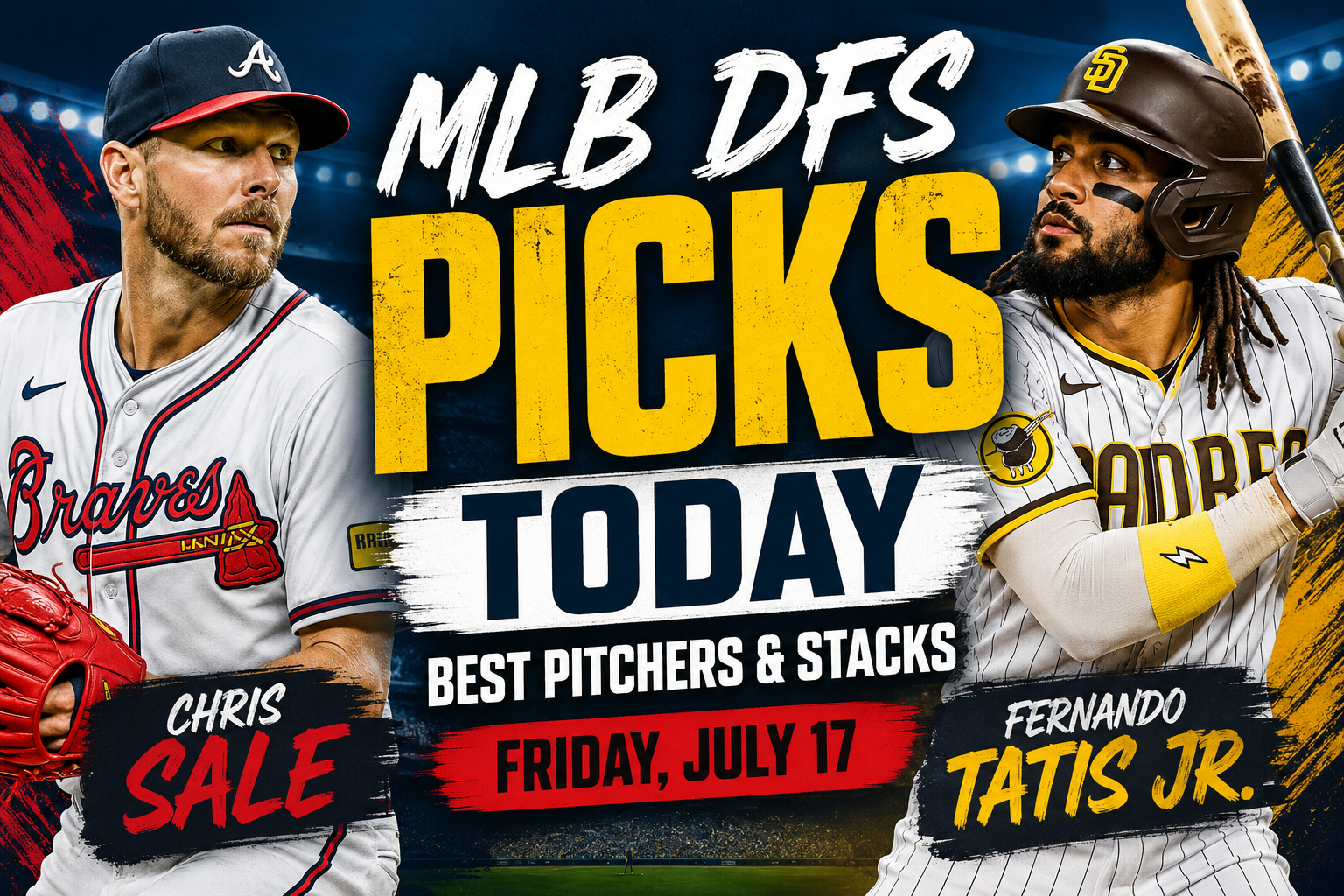 mlb dfs picks friday