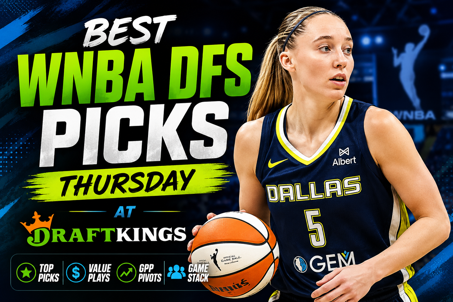 wnba dfs picks wednesday 7/2
