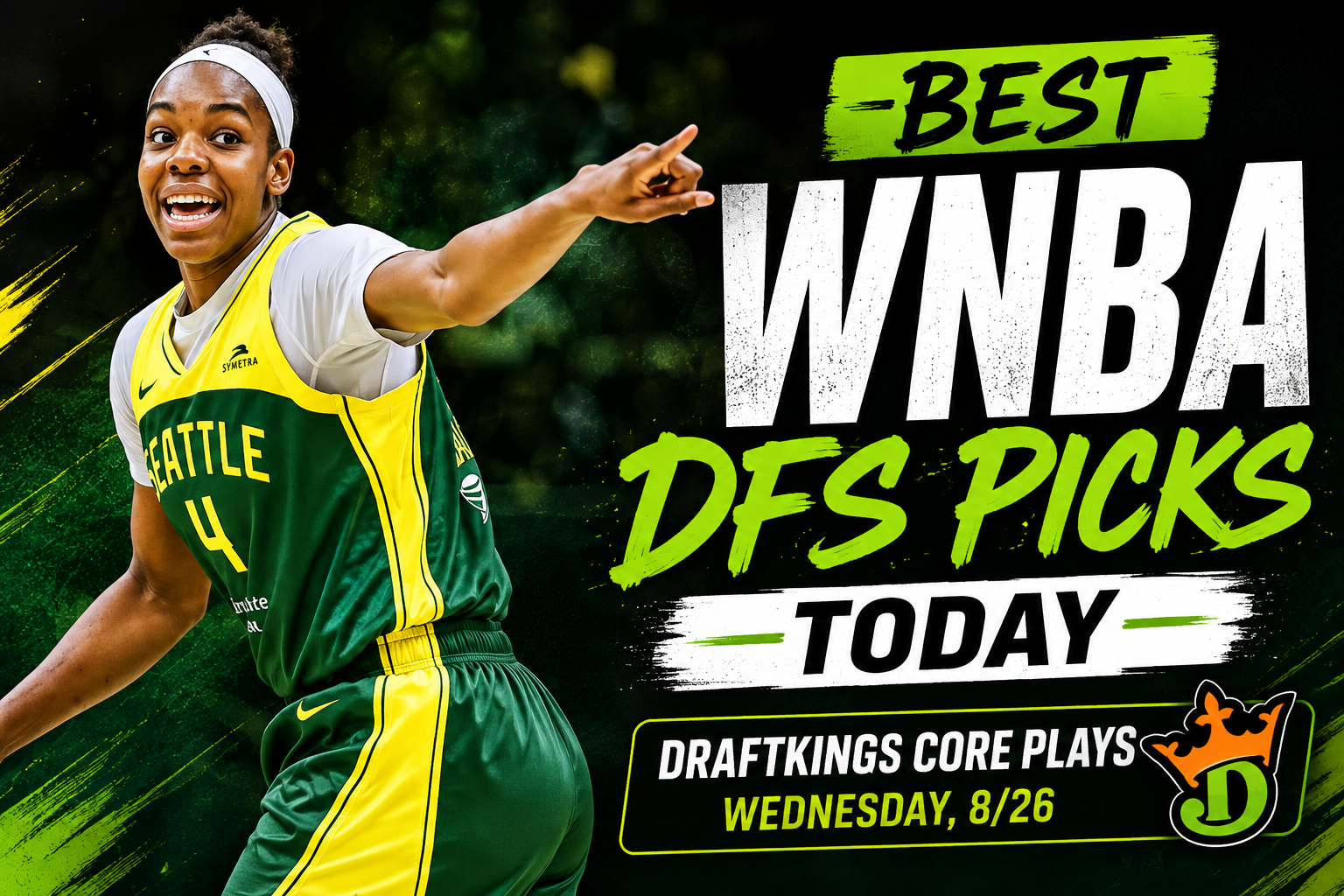 best wnba dfs picks wednesday dominique malonga