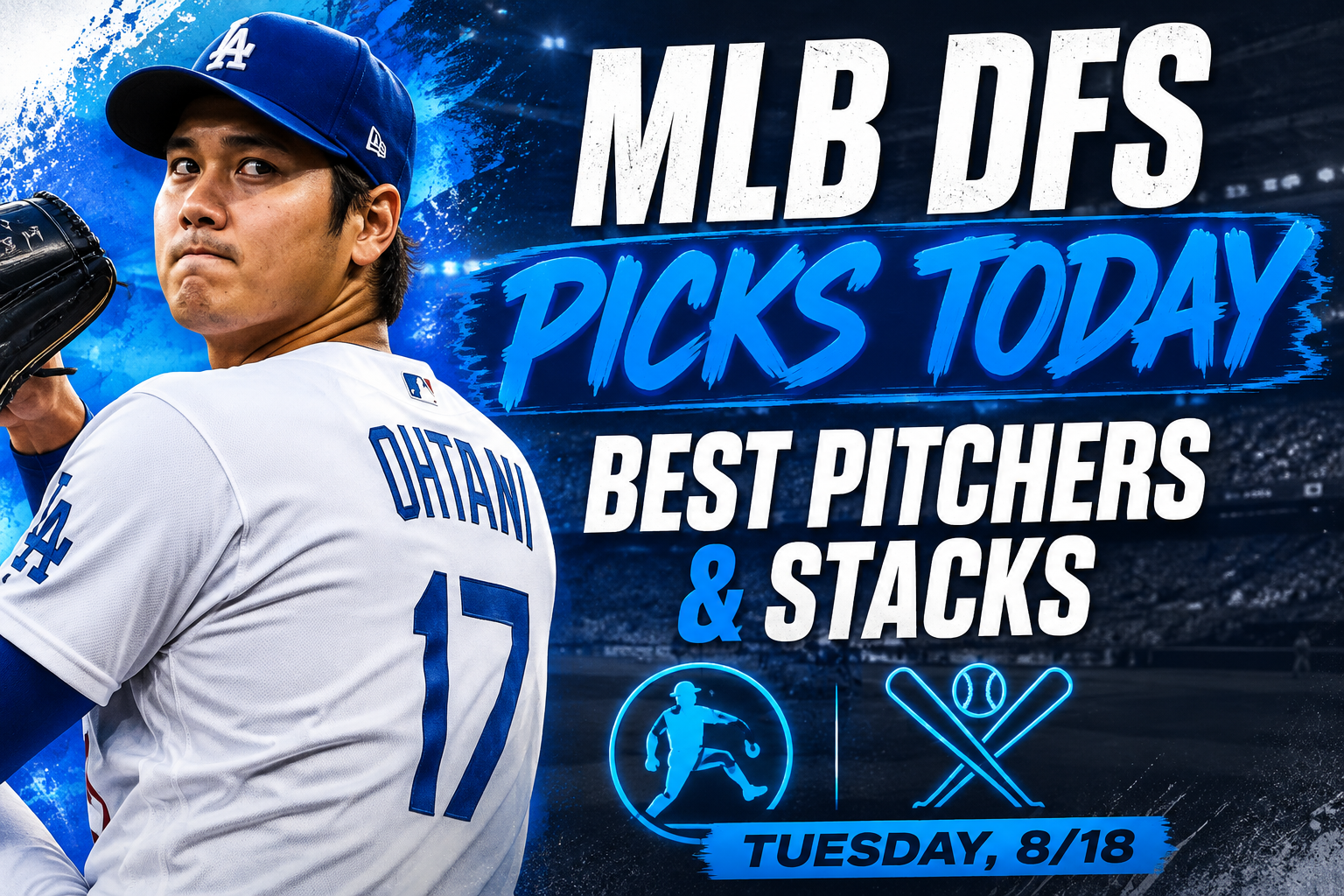 mlb dfs picks tuesday ohtani