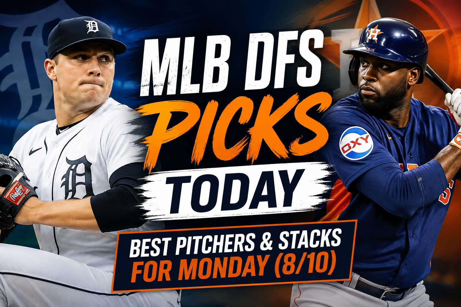 mlb dfs picks monday