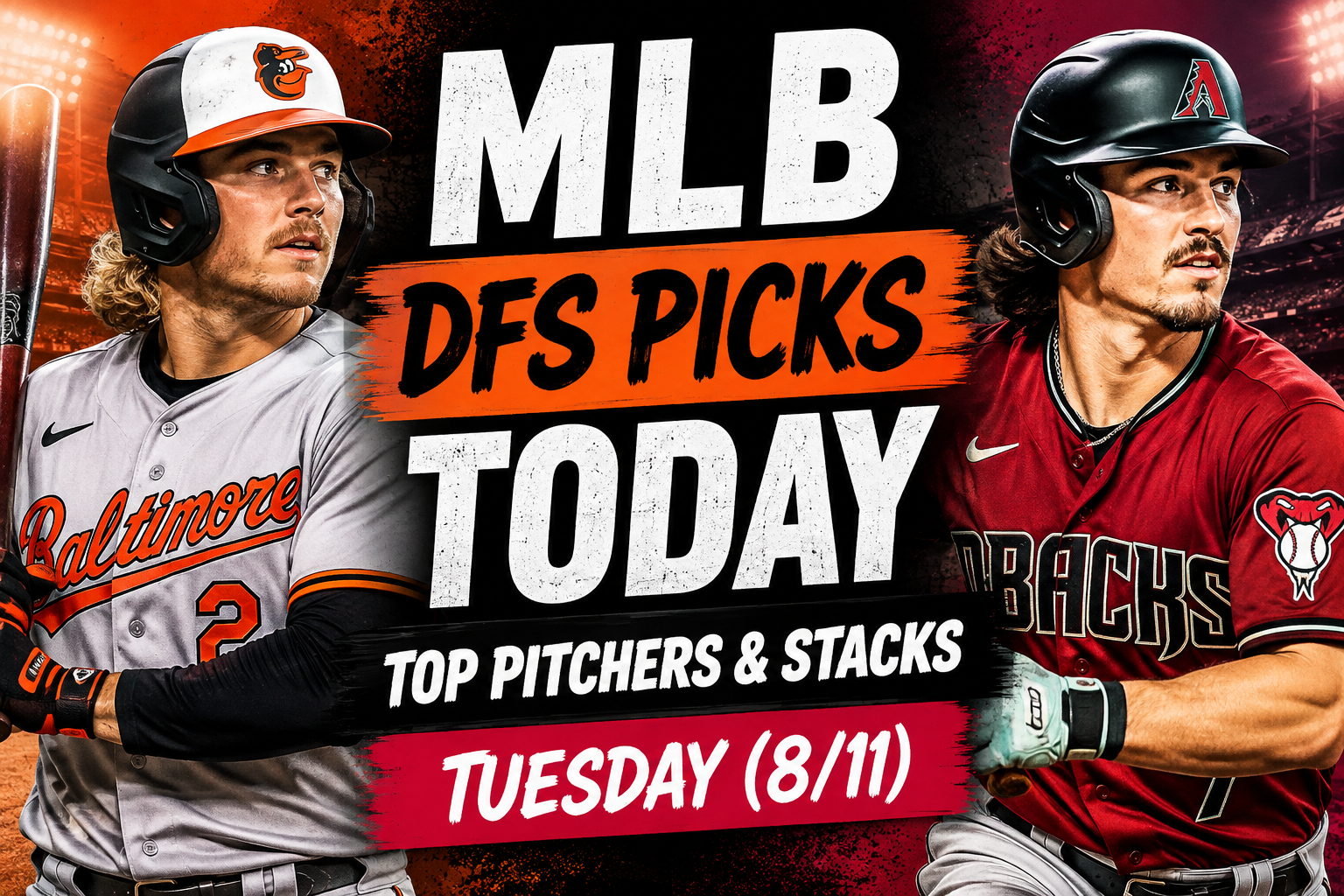 mlb dfs picks today gunnar henderson corbin carroll