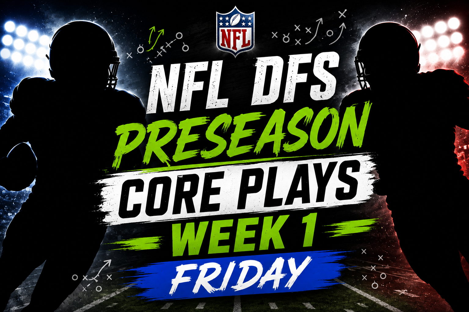 nfl dfs preseason picks week 1 friday