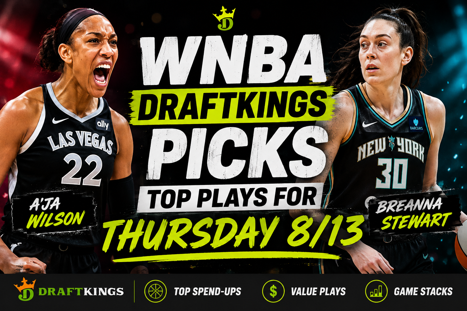wnba dfs picks thursday