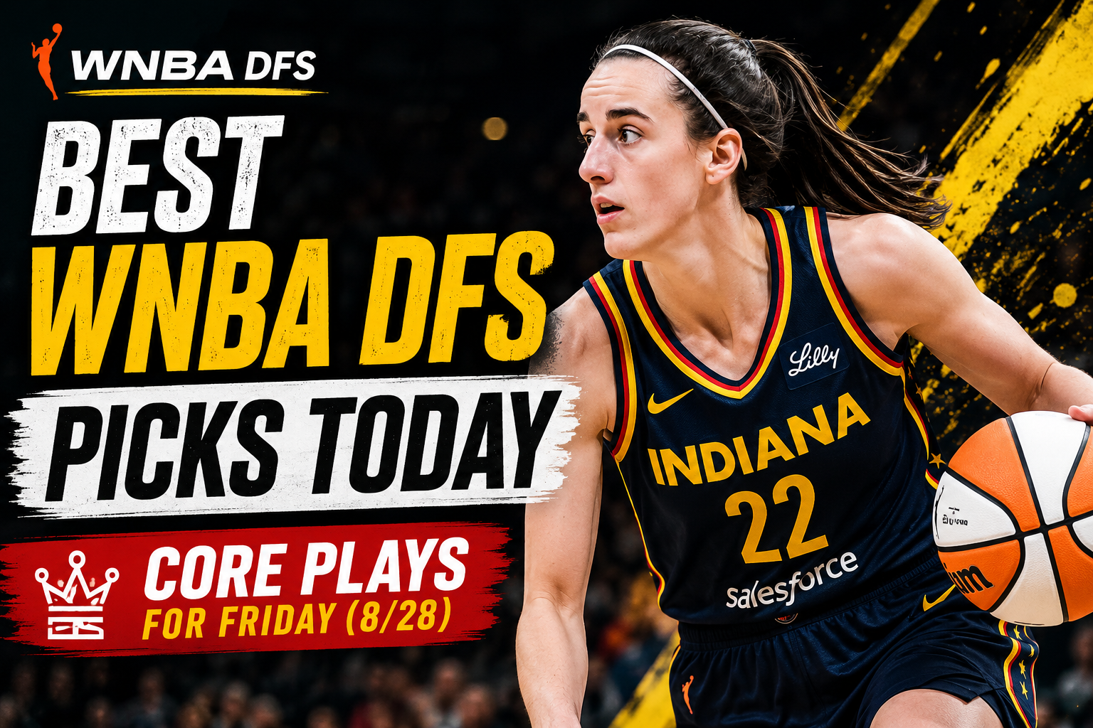 best wnba dfs picks friday caitlin clark