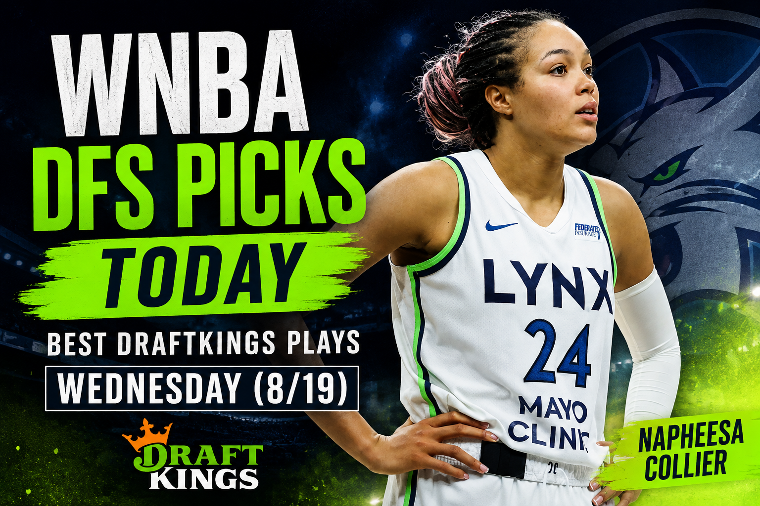wnba dfs picks wednesday napheesa collier