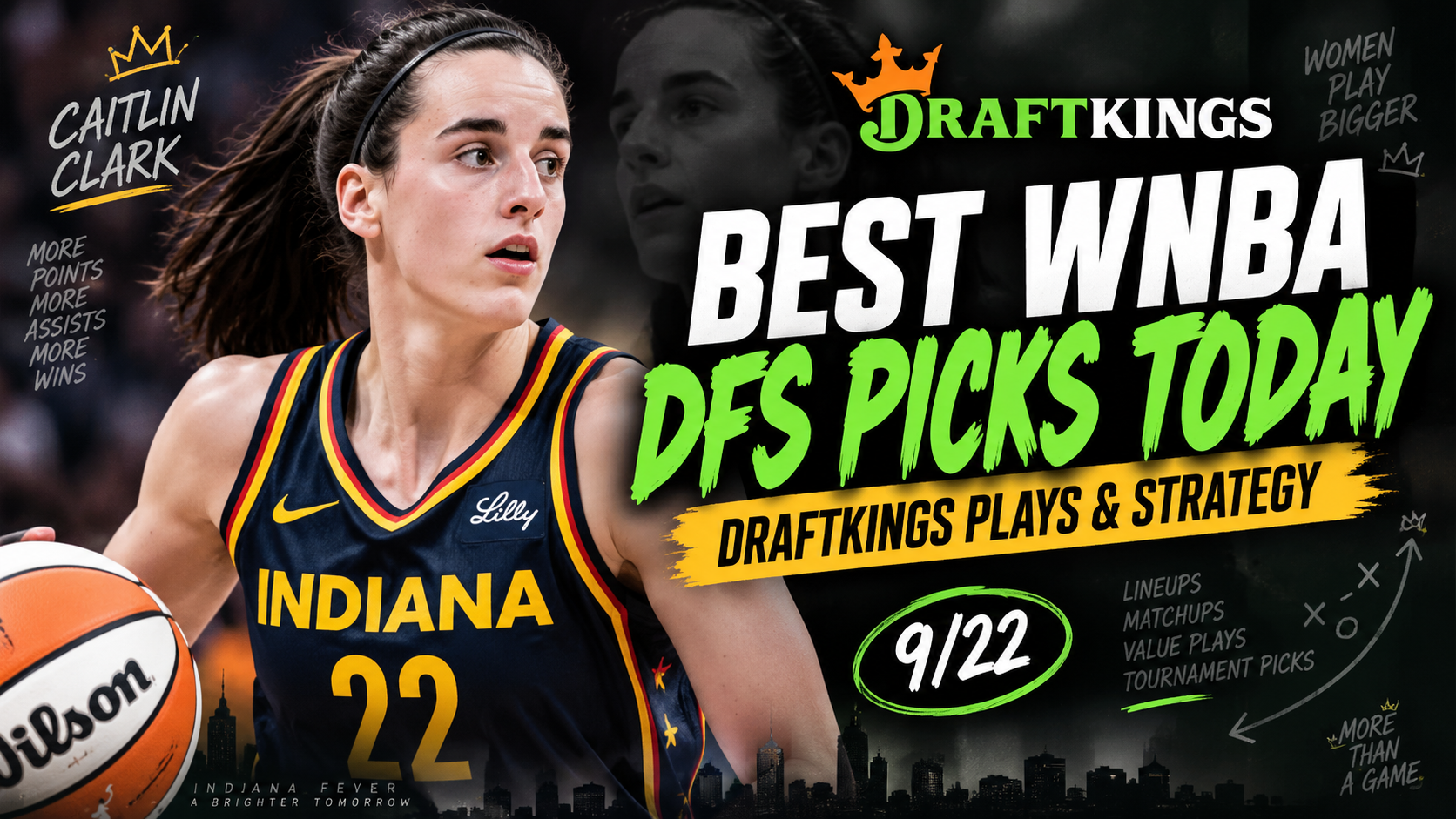 best wnba dfs picks tuesday caitlin clark
