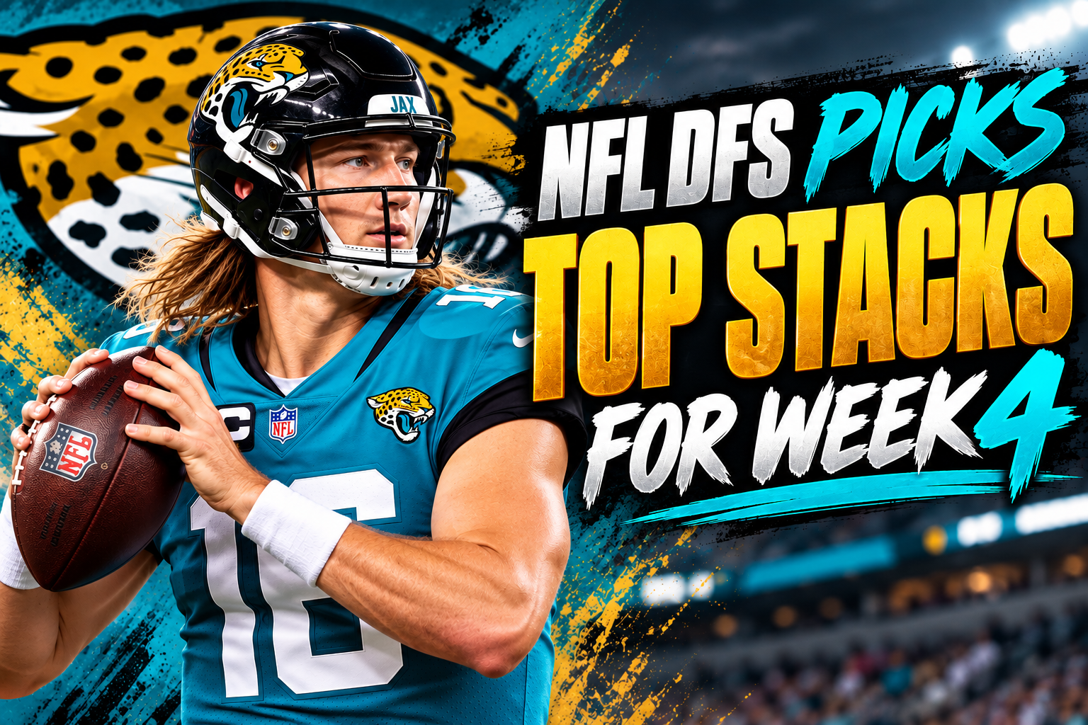 nfl dfs stacks week 4 trevor lawrence